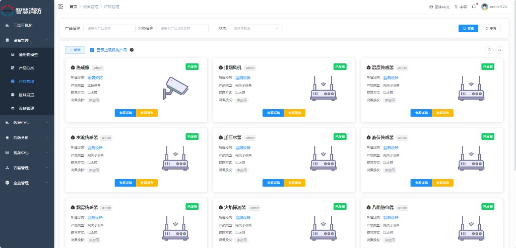 物联网集成平台产品管理：多类型感知与控制设备统一接入