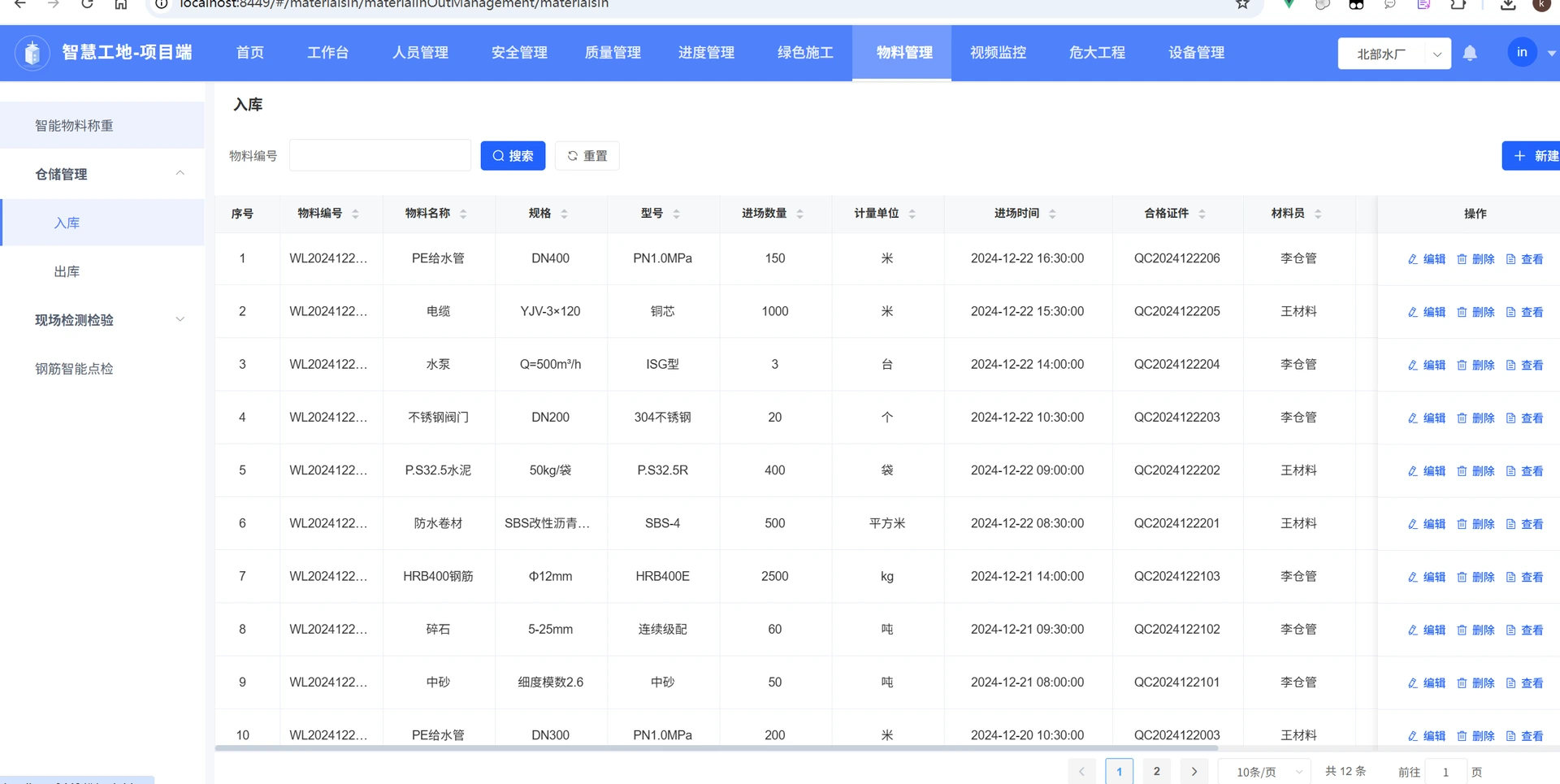案例配图8：智慧工地，覆盖人员、机械、物料、安全与进度等工地全要素管理，融合 IoT 感知与三维可视化，实现工地数字化监管与协同调度。